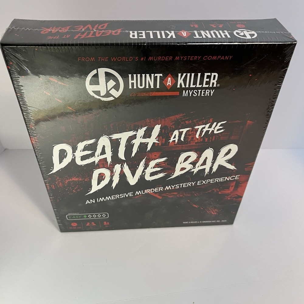 Hunt A Killer Death at the Dive Bar Immersive Murder Mystery Board Game Ages 17+